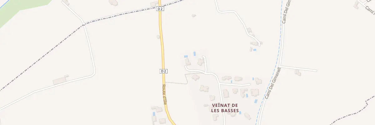 Plan du 2 Las Basses à Saint-Michel-de-Llotes