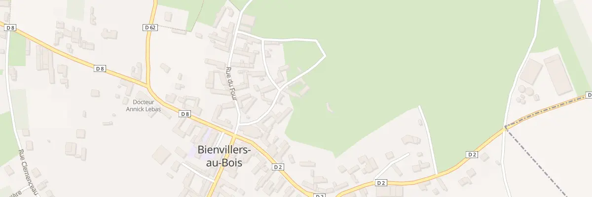 Plan du 6 Rue du Bois à Bienvillers-au-Bois
