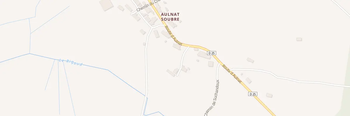 Plan du 5424 Aulnat Soutre à Bagnols