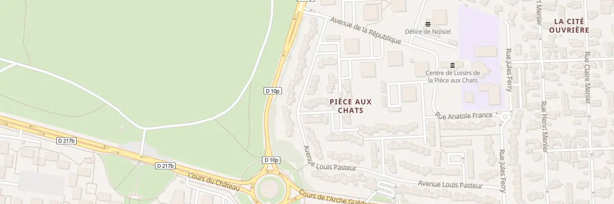 Plan du 1 Pl Jules Verne à Noisiel