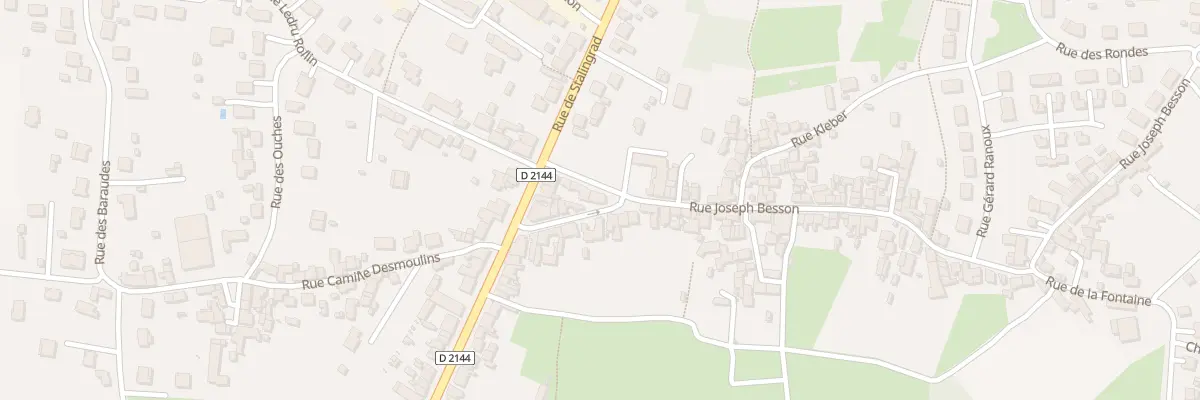 Plan du 7 Rue Joseph Besson à Désertines