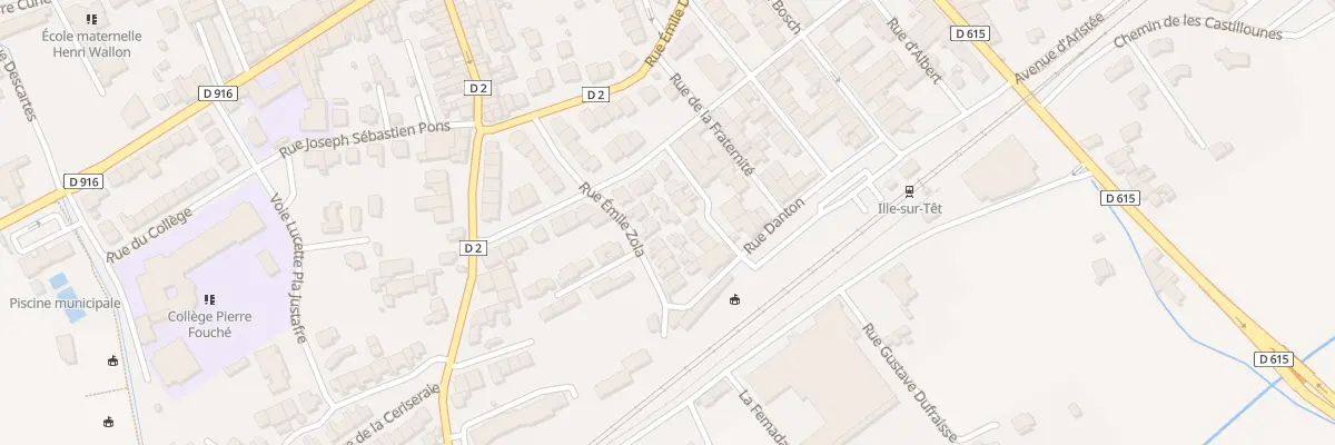 Plan du 8 Rue Moliere à Ille-sur-Têt