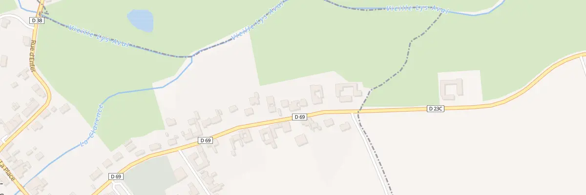 Plan du 417 Rue de Merville à Calonne-sur-la-Lys
