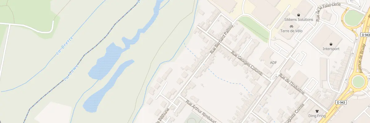Plan du 37 Rue Bernard Palissy à Béthune