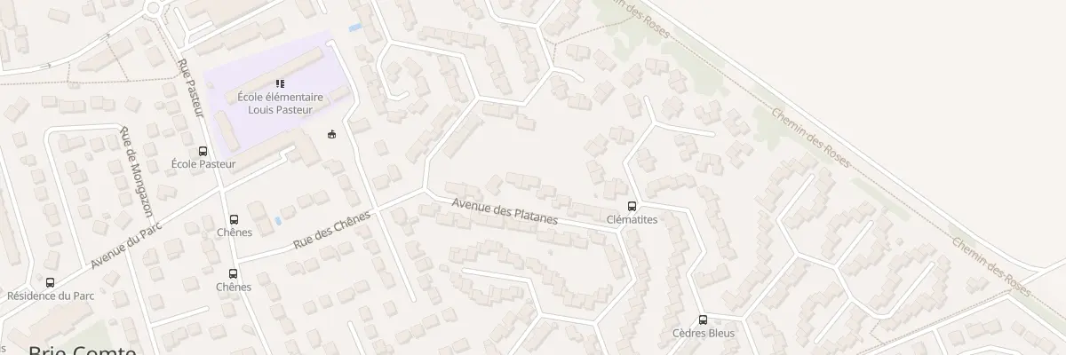 Plan du 10 Av des Platanes à Brie-Comte-Robert