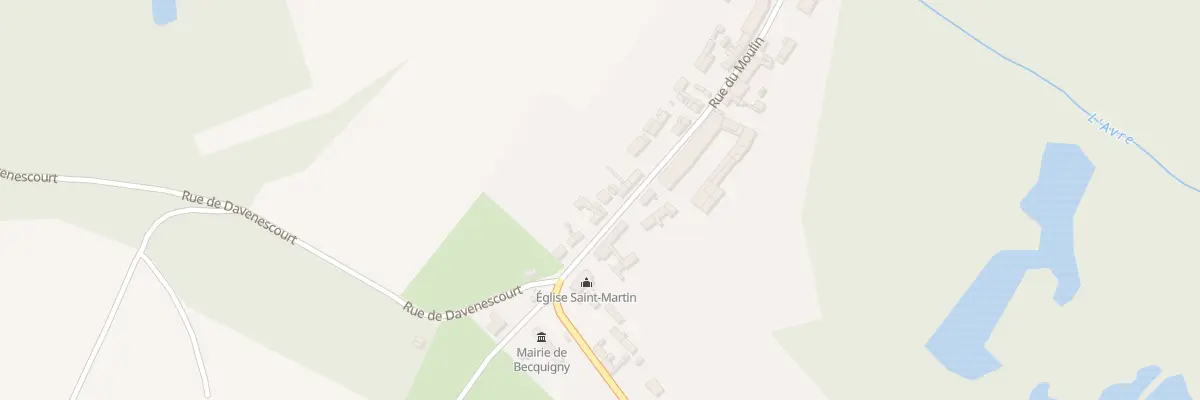 Plan du 5 Rue du Moulin à Becquigny