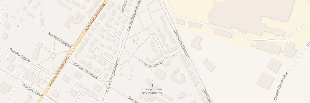 Plan du 28 Rue des Loriots à Gien