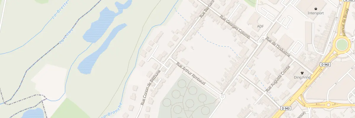 Plan du 23 Rue Conon de Béthune à Béthune
