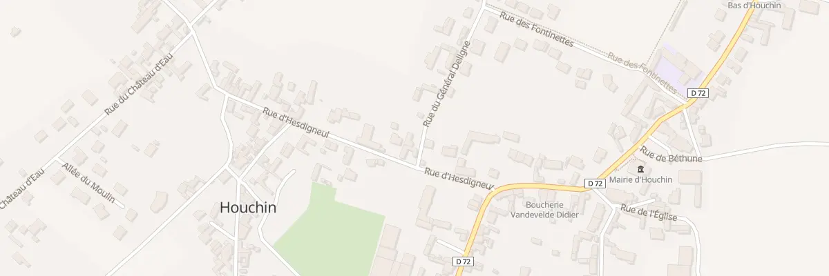 Plan du 3 Rue du Général Deligne à Houchin