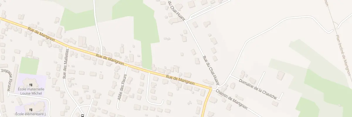 Plan du 89 Rue de Marignon à Montluçon