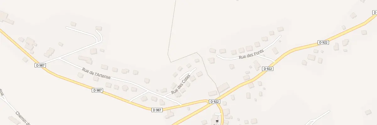Plan du 9061 Lot Les Cotes à Tauves