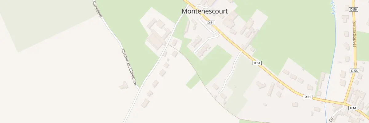 Plan du 1T Rue de la Chapelle à Montenescourt