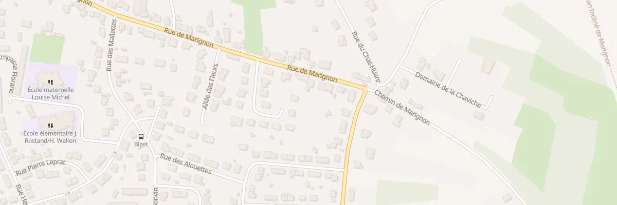 Plan du 104 Rue de Marignon à Montluçon