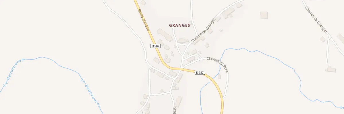 Plan du 6096 Granges à Tauves