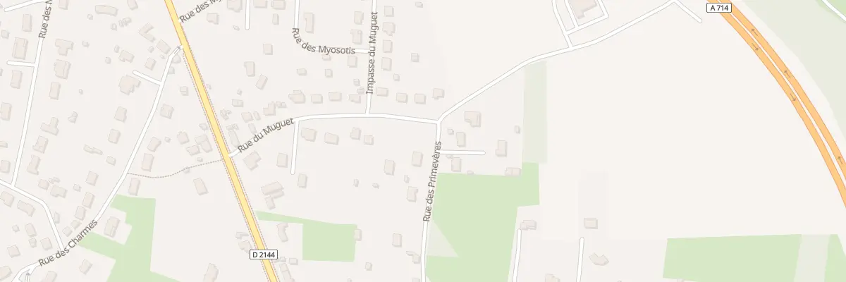 Plan du 2 Rue des Primeveres à Saint-Victor