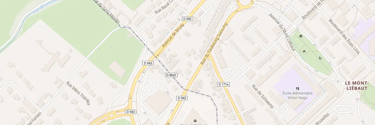 Plan du 300 Rue du Faubourg Saint Pry à Béthune