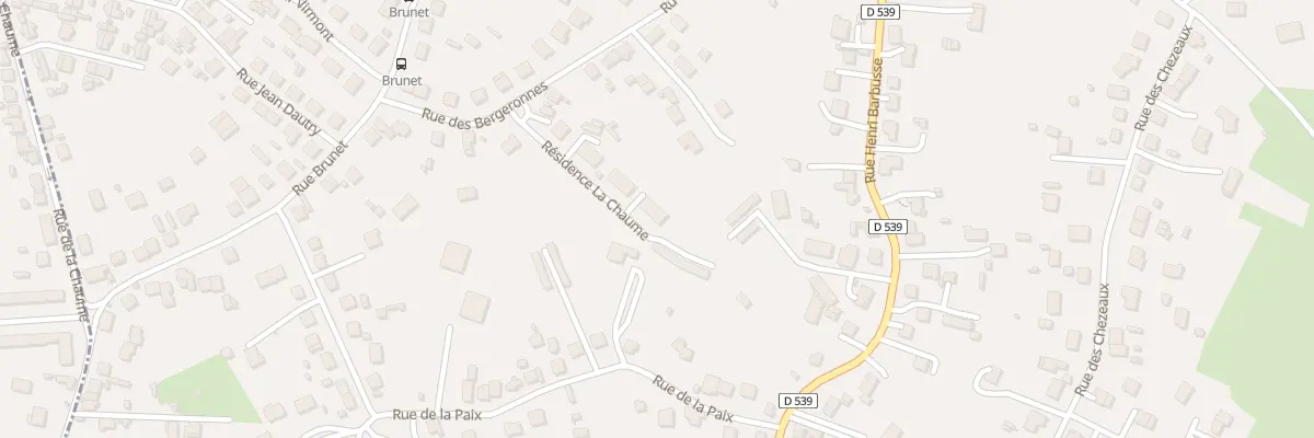 Plan du 33 Rue des Bergeronnes à Désertines