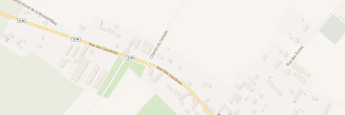 Plan du 14 Rue des Gaudines à Mignères