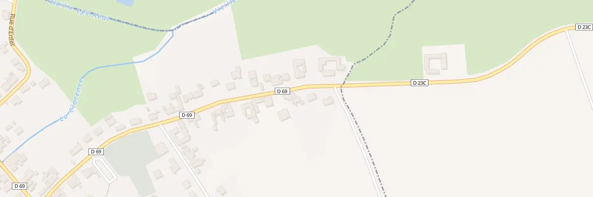 Plan du 442 Rue de Merville à Calonne-sur-la-Lys