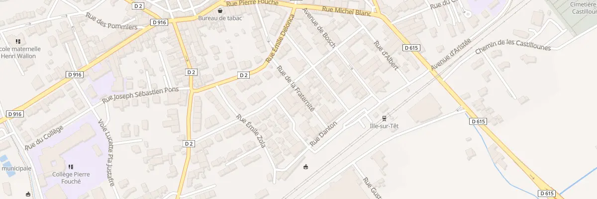 Plan du 6 Rue de la Fraternite à Ille-sur-Têt