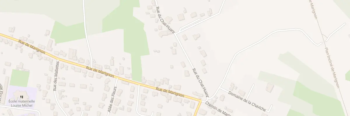 Plan du 11 Rue du Chat - Huant à Montluçon