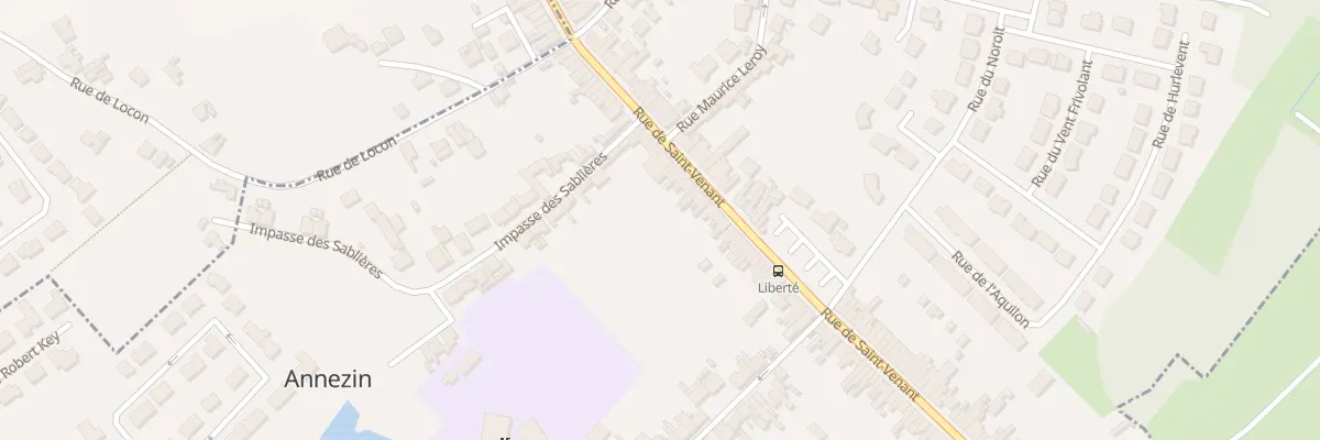 Plan du 453 Rue de Saint-venant à Annezin