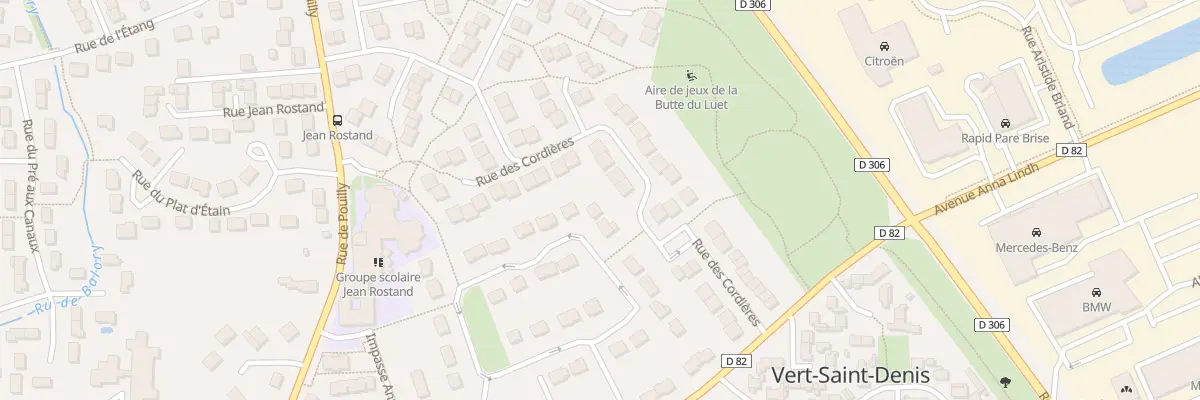 Plan du 9 Rue de la Croix Saint Pierre à Vert-Saint-Denis