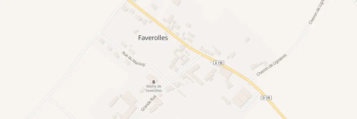 Plan du 43 Gr Grande Rue à Faverolles