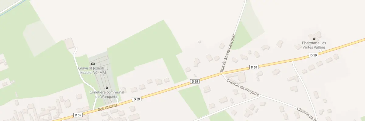 Plan du 79 Rue d’Arras à Wanquetin