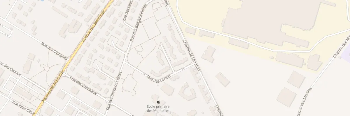 Plan du 10 Rue des Loriots à Gien