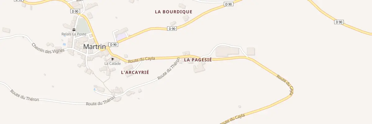 Plan du 5035 La Pagesie à Martrin