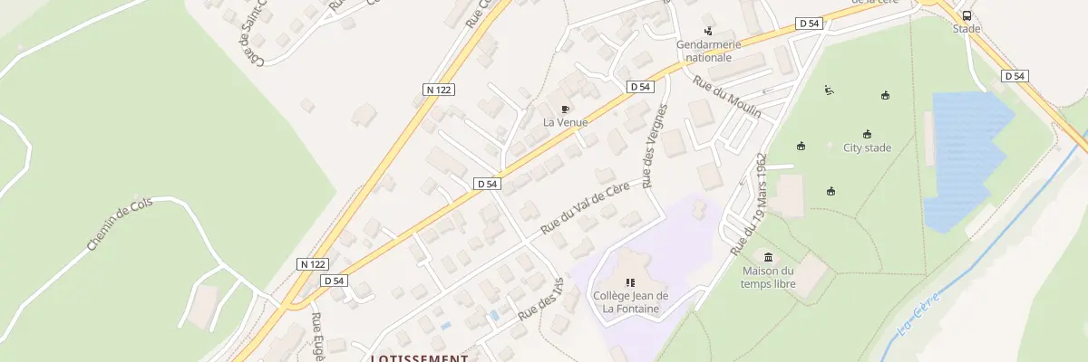 Plan du 29 Av Max Mabit Fournier à Vic-sur-Cère