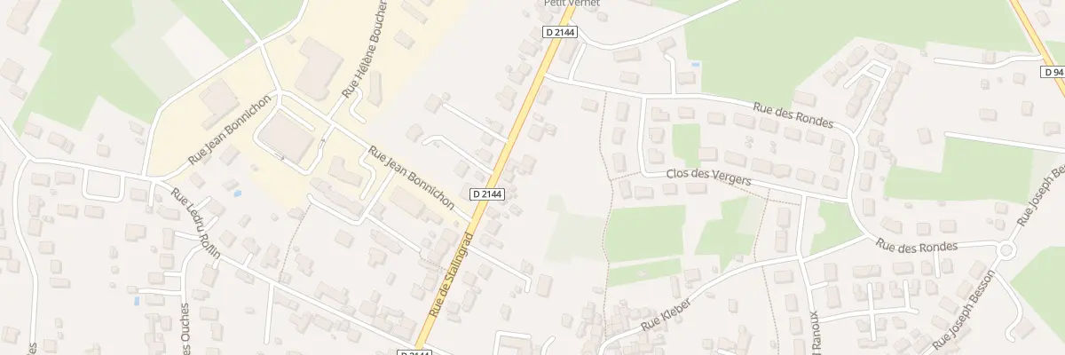 Plan du 128 Rue de Stalingrad à Désertines