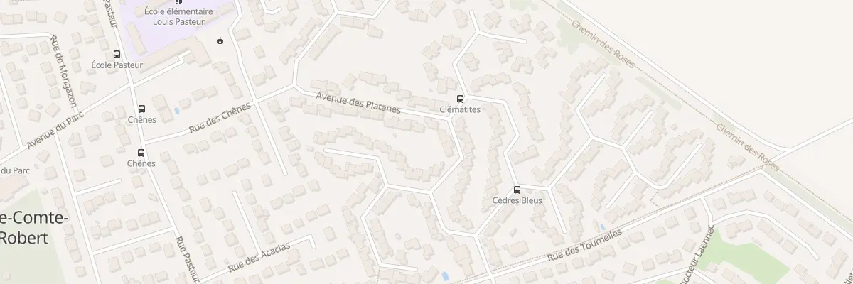 Plan du 21 Av des Platanes à Brie-Comte-Robert