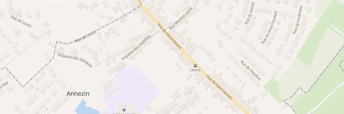 Plan du 429 Rue de Saint-venant à Annezin