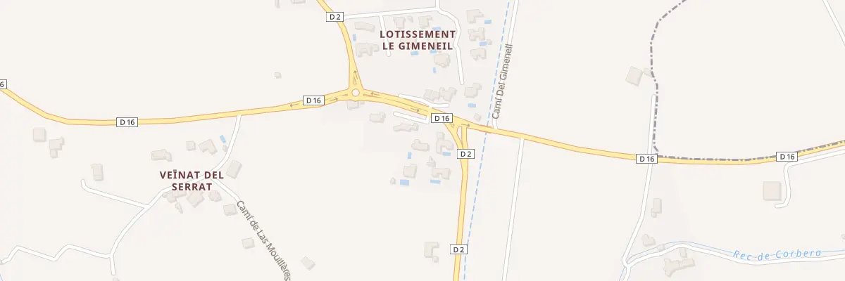 Plan du 8 Las Basses à Saint-Michel-de-Llotes