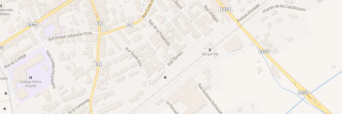 Plan du 12 Rue Danton à Ille-sur-Têt