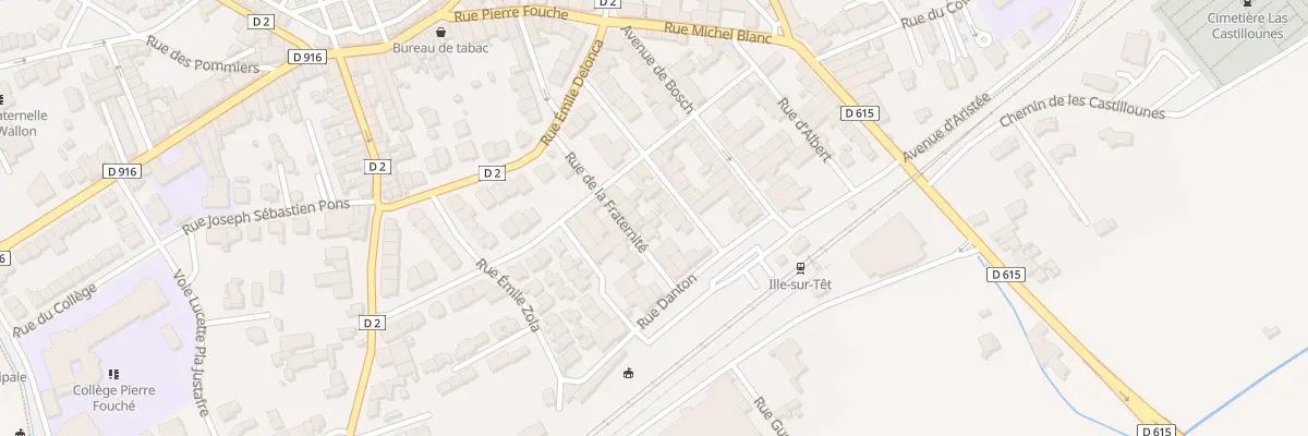 Plan du 9 Rue de la Fraternite à Ille-sur-Têt