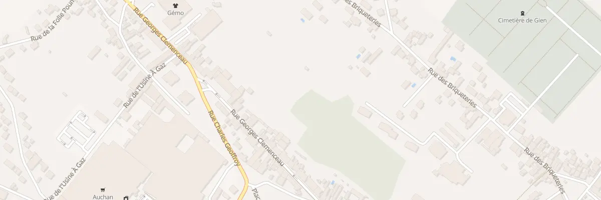 Plan du 90 Rue Georges Clémenceau à Gien