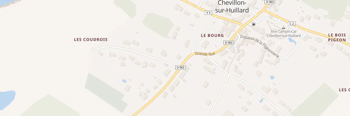 Plan du 50 Gr Grande Rue à Chevillon-sur-Huillard