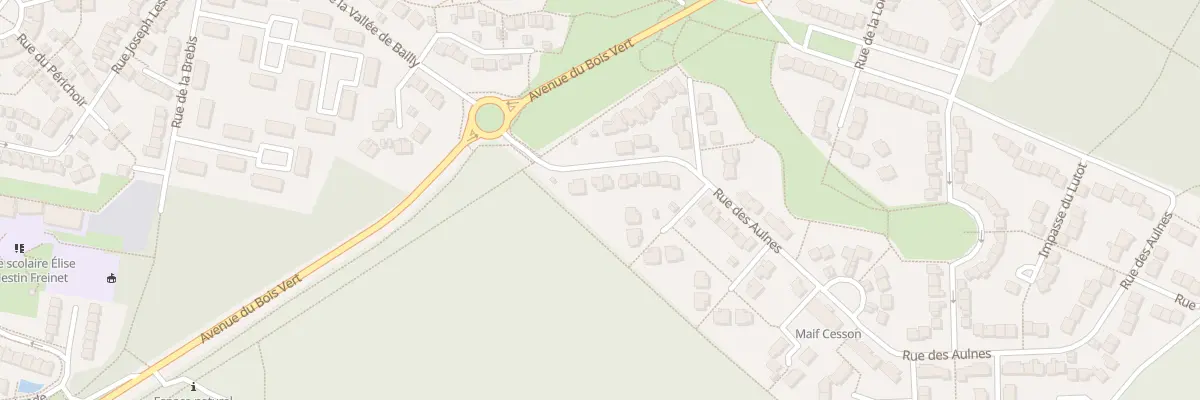 Plan du 4 Rue des Aulnes à Vert-Saint-Denis