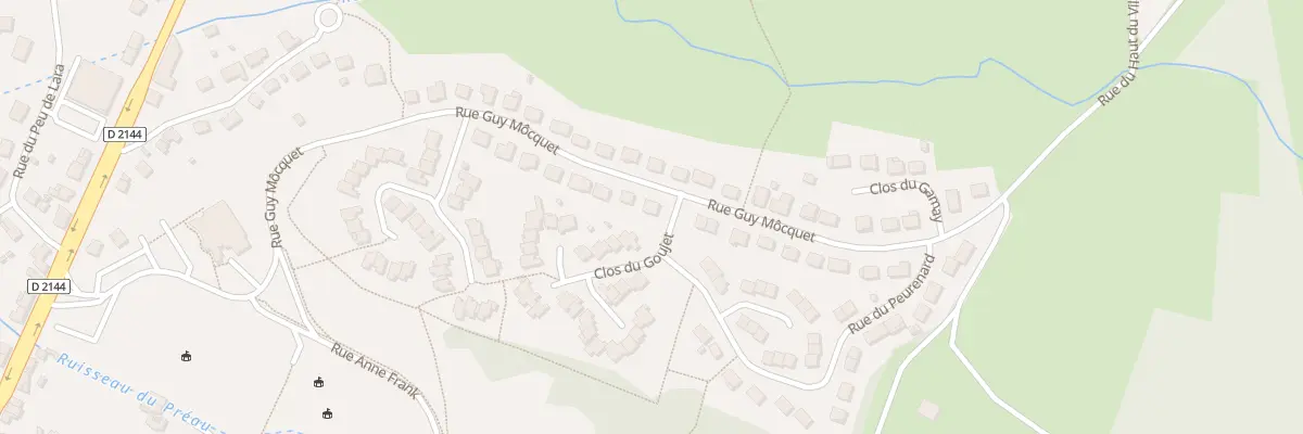 Plan du 16 Rue Guy Mocquet à Désertines