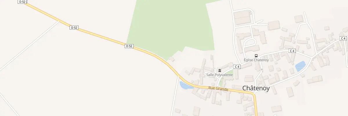 Plan du 2 Rue Grande à Châtenoy