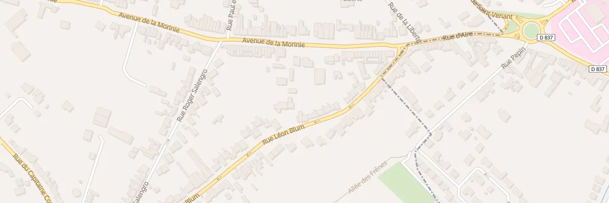 Plan du 391 Rue Léon Blum à Annezin