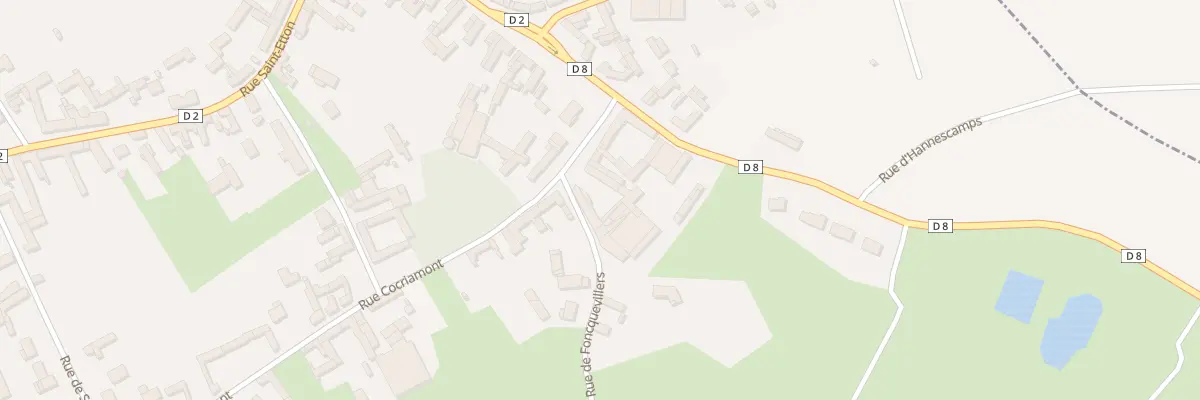 Plan du 3 Rue Cocriamont à Bienvillers-au-Bois