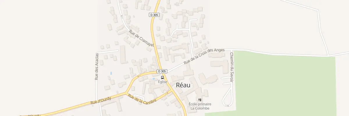 Plan du 1 Rue de la Croix des Anges à Réau