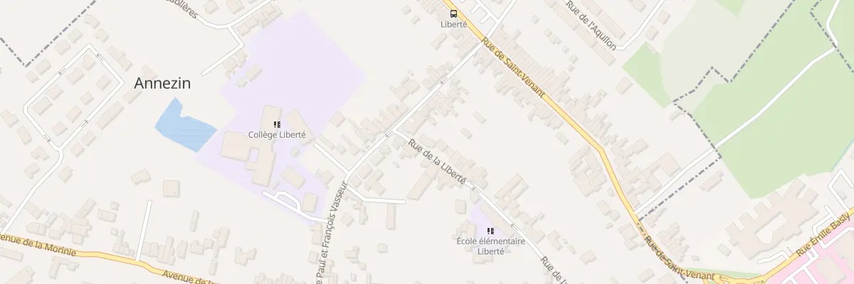 Plan du 23 Rue de la Liberté à Annezin
