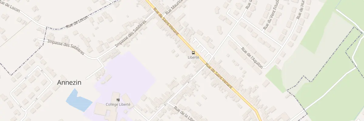 Plan du 375 Rue de Saint-venant à Annezin