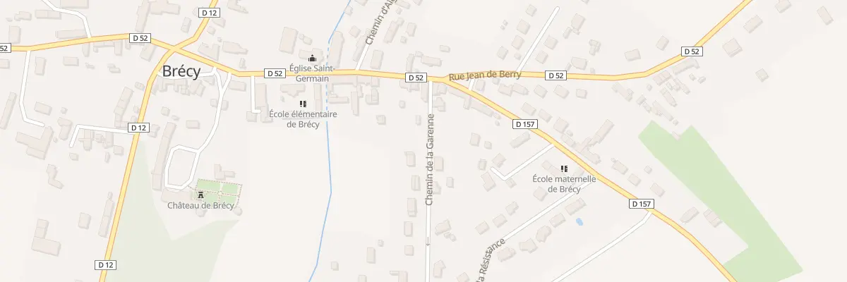 Plan du 2B Che de la Garenne à Brécy