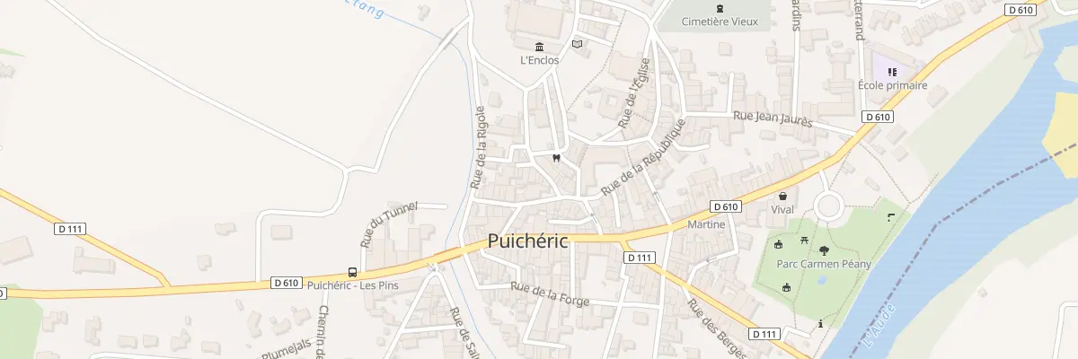Plan du 4 Rue du Rajoulet à Puichéric